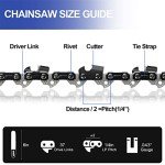 Mini Chainsaw 6-Inch Chain Replacement (4-Pack)