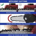 Mini Chainsaw 6-Inch Chain Replacement (4-Pack)
