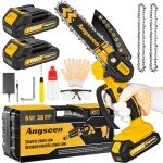 Compact 6-Inch Cordless Mini Chainsaw with Battery