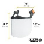 Full Brim Face Shield Hard Hat Protector