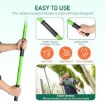 Outvita 26ft Extendable Manual Pole Saw Pruner