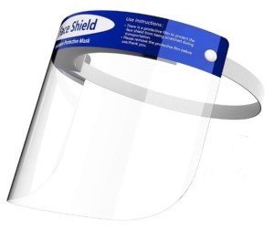 Clearview 10 Pack Washable Face Shield Masks