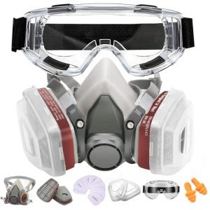 Reusable Half Face Respirator Mask with Filters