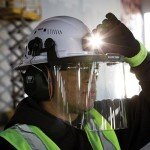 Full Brim Face Shield Hard Hat Protector