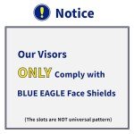 Blue Eagle Clear Replacement Visors - 3 Pack