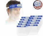 Clearview 10 Pack Washable Face Shield Masks