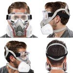 Reusable Half Face Respirator Mask with Filters