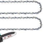 8" Chainsaw Chains - 2 Pack, Fits Multiple Brands