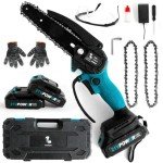 Cordless Mini Electric Chainsaw with Batteries