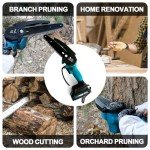 Cordless Mini Electric Chainsaw with Batteries