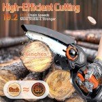 Cordless 6-Inch Mini Chainsaw for Pruning