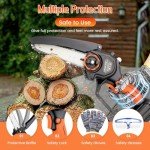 Cordless 6-Inch Mini Chainsaw for Pruning
