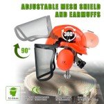 YesRight Chainsaw Helmet with Face and Ear Protection