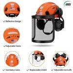 5-in-1 Forestry Chainsaw Helmet Kit, ANSI Certified