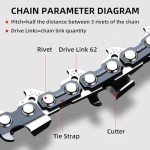 10-Inch Chainsaw Chain 4-Pack for Multiple Brands