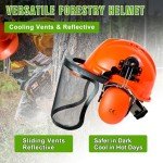 YesRight Chainsaw Helmet with Face and Ear Protection