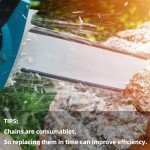 10-Inch Chainsaw Chain 4-Pack for Multiple Brands