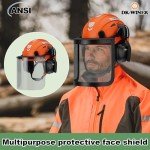 5-in-1 Chainsaw Safety Helmet with Earmuffs