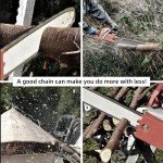 10-Inch Chainsaw Chain 4-Pack for Multiple Brands