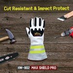 HANWOO Max Shield Pro Cut Resistant Chainsaw Gloves
