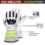 HANWOO Max Shield Pro Cut Resistant Chainsaw Gloves