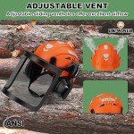5-in-1 Chainsaw Safety Helmet with Earmuffs
