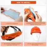 6-Pack Cotton Hard Hat Sweatbands for Comfort