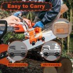 Portable Chainsaw Sharpener Jig with Diamond Bits