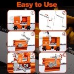 Portable Chainsaw Sharpener Jig with Diamond Bits