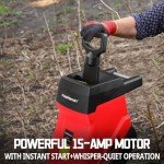 PowerSmart 15-Amp Electric Wood Chipper and Mulcher