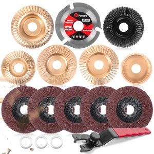 Pomsare 13PCS Wood Carving Disc Set for Grinders