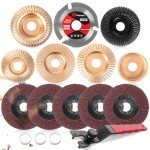 Pomsare 13PCS Wood Carving Disc Set for Grinders
