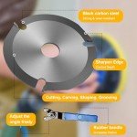 10-Piece Angle Grinder Wood Carving Disc Set