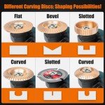 Pomsare 13PCS Wood Carving Disc Set for Grinders