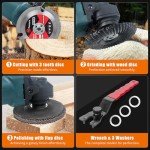 Pomsare 13PCS Wood Carving Disc Set for Grinders