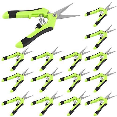 HAKZEON 15-Pack Professional Bud Trimming Scissors