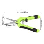 HAKZEON 15-Pack Professional Bud Trimming Scissors