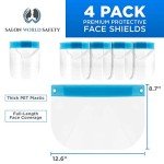 Ultra Clear Full Face Shields - Pack of 4
