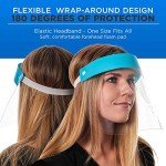 Ultra Clear Full Face Shields - Pack of 4