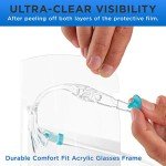 Ultra Clear Full Face Shields with Glasses Frames
