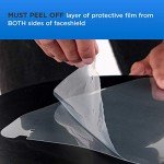 Ultra Clear Full Face Shields with Glasses Frames