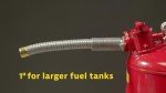 Justrite 1 Gallon Type II Red Gas Can