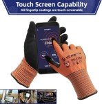 ProGuard A9 Cut Resistant Work Gloves - Orange