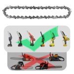 6-Inch Chainsaw Chain Replacement - 5 Pieces