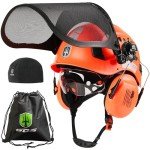 Green Devil Arborist Chainsaw Safety Helmet, 5-in-1