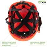 Green Devil Arborist Chainsaw Safety Helmet, 5-in-1