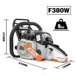 FARMMAC F380W 28" Gas Chainsaw for Professionals