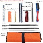Chainsaw Sharpener File Kit - 13 Pack Set