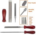 Chainsaw Sharpener File Kit - 13 Pack Set