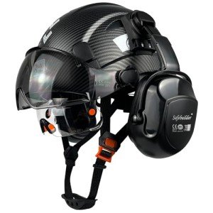 SAFEBUILDER Safety Helmet with Visors and Earmuffs